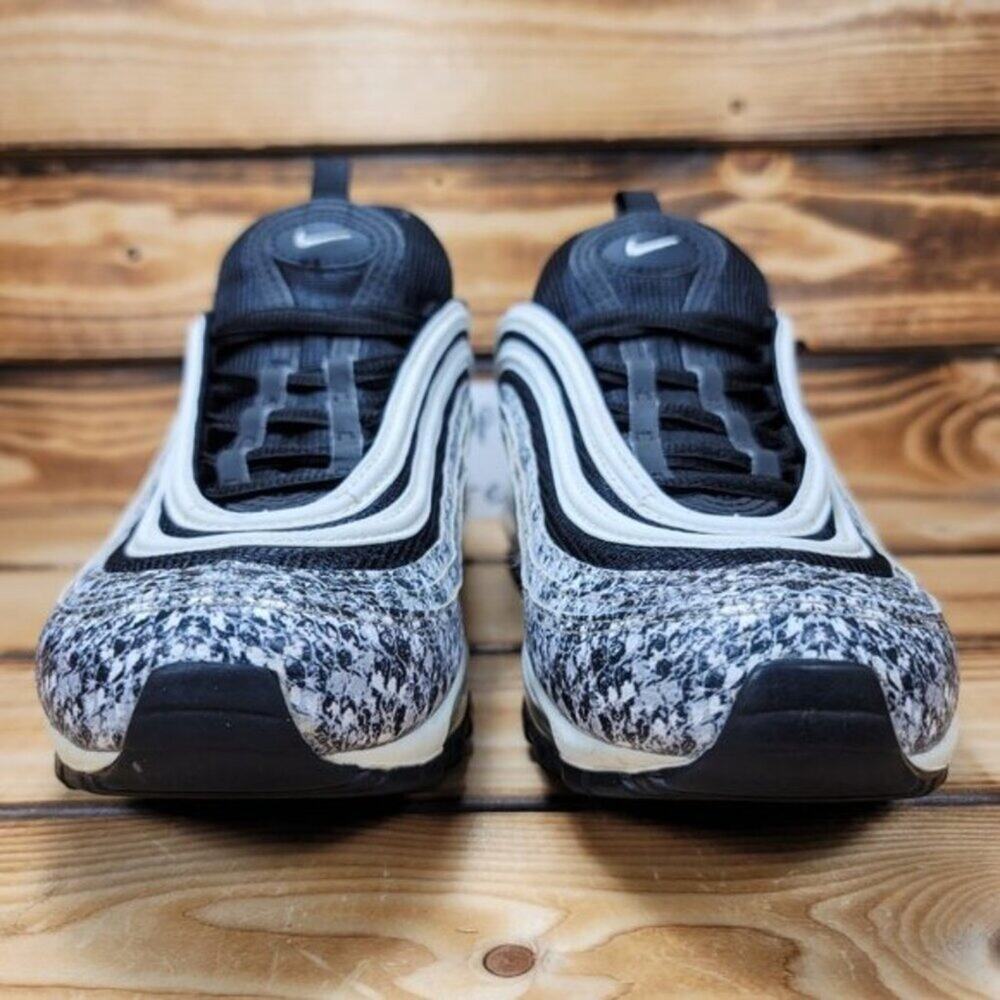 Nike Air Max 97 Women’s Size 8.5 Snake Print Black White Cocoa Casual Sneakers - Picture 10 of 11